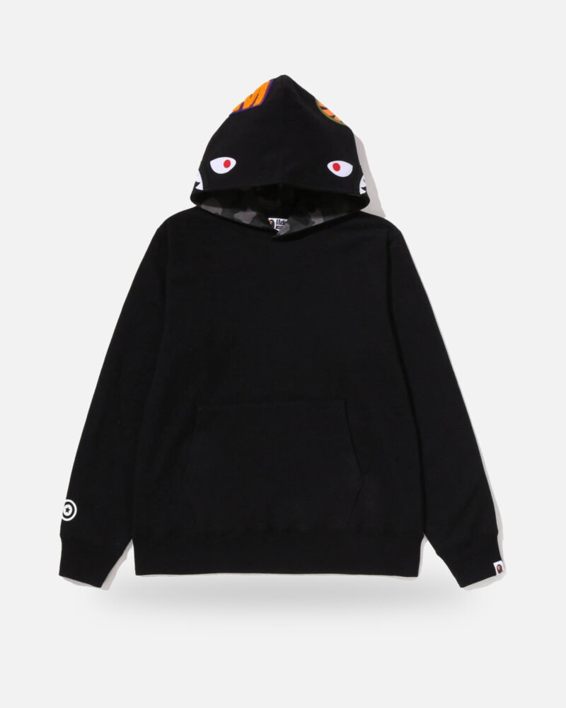 Bape Color Camo Shark Pullover Hoodie, front view