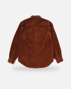 Bape Corduroy Long Sleeve Shirt - Camo