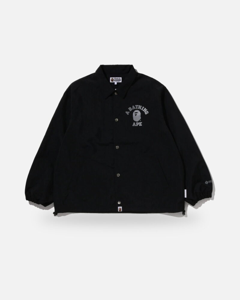 Bape Gore Tex Wind Stopper College Coach Jacket - Camo