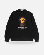 Bape Heavy Washed Milo Crewneck Sweatshirt - Camo