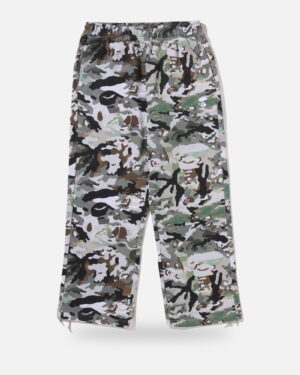 Bape Hybrid Camo Ape Face Logo Relaxed Fit Sweatpants, front view
