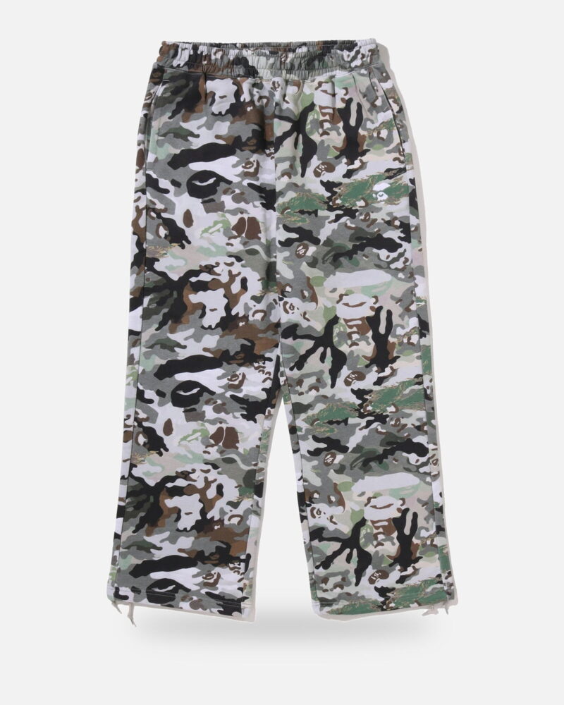 Bape Hybrid Camo Ape Face Logo Relaxed Fit Sweatpants, front view