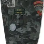 Bape Hybrid Camo Multi Badge Cargo Pants, view 3