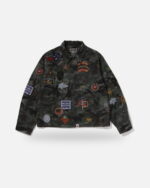 Bape Hybrid Camo Multi Badge Jacket - Multicolour