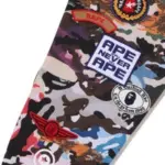 Bape Hybrid Camo Multi Badge Shark Relaxed Fit Full-Zip Hoodie, view 3