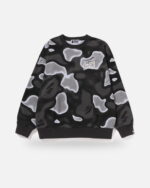 Bape Liquid Camo Bape STA Crewneck Sweat, front view