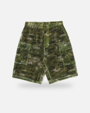 Bape Multi Pixel Camo Cargo Relaxed Fit Shorts, front view