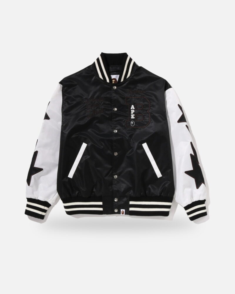 Bape Nylon Varsity Jacket - Camo