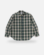 Bape Ombre Check College Relaxed Fit Shirt - Camo