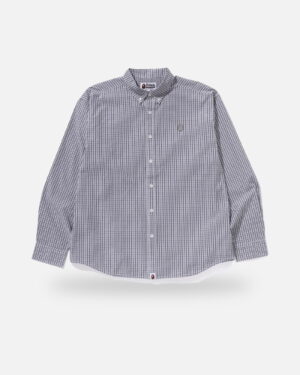 Bape One Point Checked Poplin - Camo