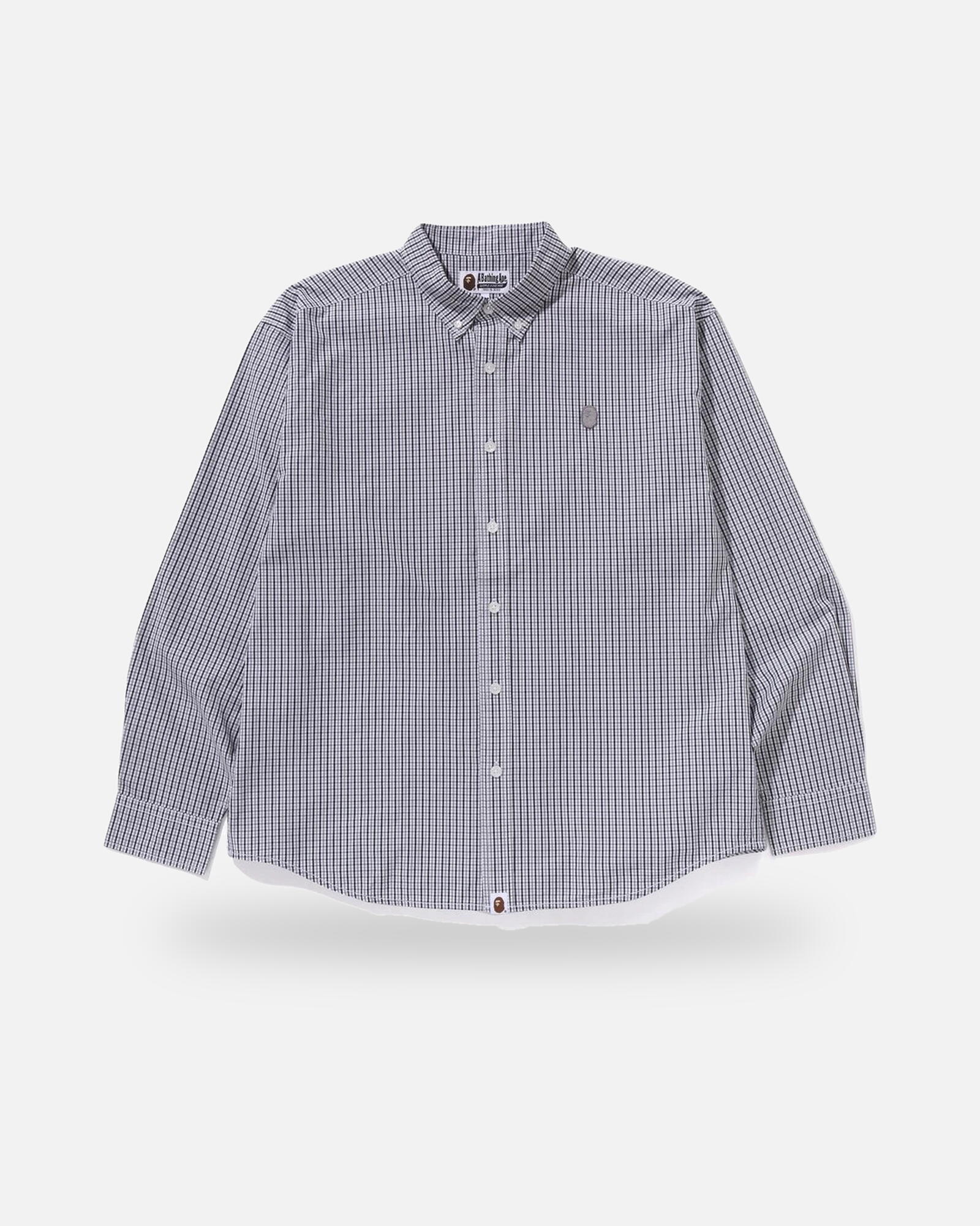 Bape One Point Checked Poplin (framed) Bape One Point Checked Poplin - Camo