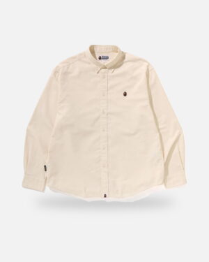 Bape One Point Oxford Ls Shirt - Camo