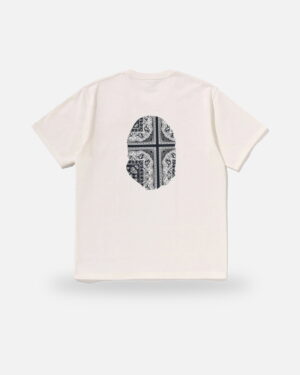 Bape Paisley Pattern Ape Head Tee - Camo
