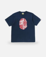 Bape Paisley Pattern Ape Head Tee - Camo