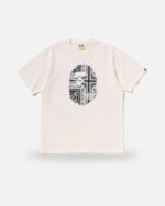 Bape Paisley Pattern Ape Head Tee - Camo
