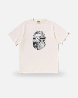 Bape Paisley Pattern Ape Head Tee - Camo