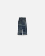 Bape Paisley Pattern Denim Flared Pants - Camo