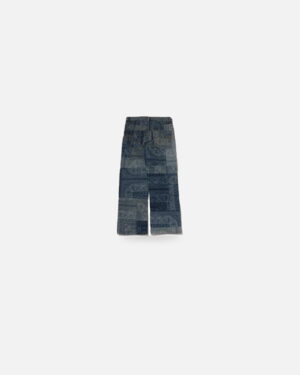 Bape Paisley Pattern Denim Flared Pants - Camo
