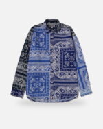 Bape Paisley Pattern Ls Shirt - Camo