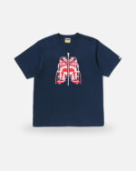 Bape Paisley Pattern Tiger Face Tee - Camo