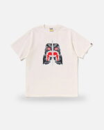 Bape Paisley Pattern Tiger Face Tee - Camo
