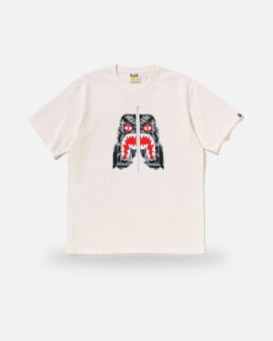 Bape Paisley Pattern Tiger Face Tee - Camo