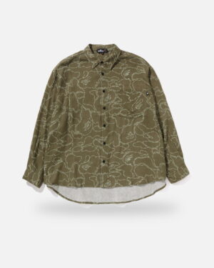 Bape Printed Casual Shirt - Camo
