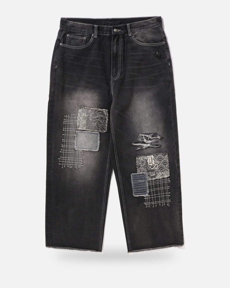Bape Sashiko Patchwork Jeans - Camo