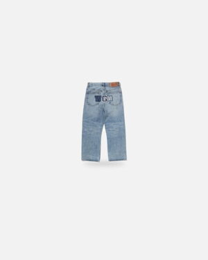 Bape Shark Relaxed Fit Denim Pants - Camo