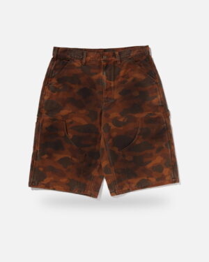 Bape Solid 1st Camo Garment Dyed Relaxed Fit Work Shorts, front view