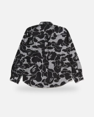 Bape Solid Camo One Point Relaxed Fit Ls Shirts