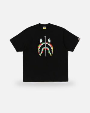 Bape STA Camo Shark Face Relaxed Fit Tee, front view