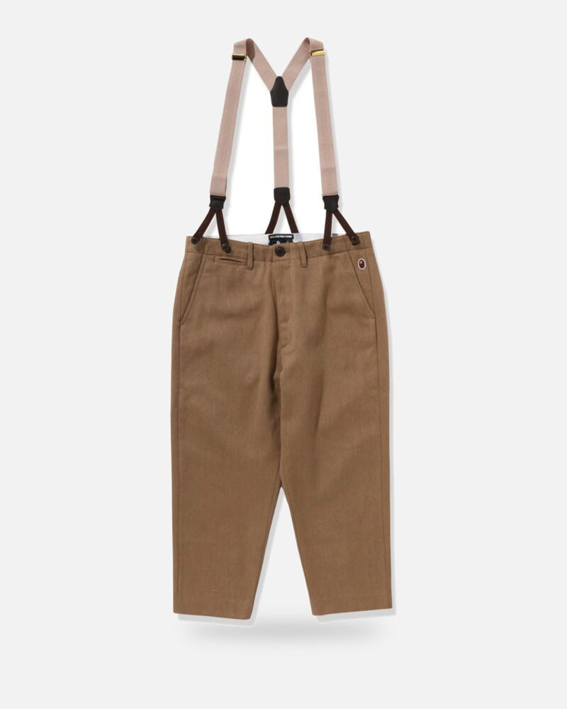 Bape Taper Chino Overall Pants, front view