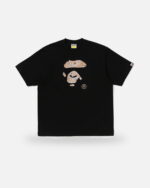Bape Tiger Camo Ape Face Relaxed Fit Tee, front view