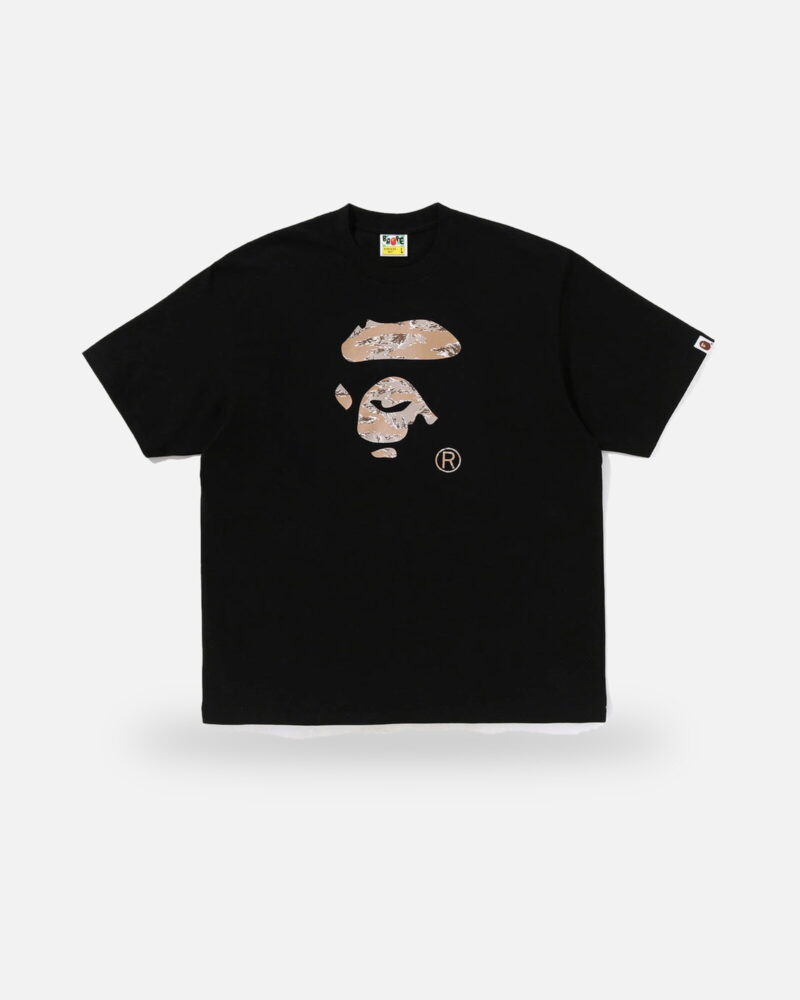 Bape Tiger Camo Ape Face Relaxed Fit Tee, front view