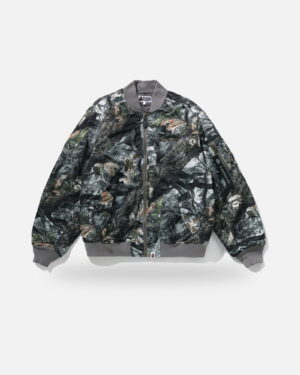Bape Tree Edge Camo Bomber Jacket, front view