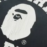 Bape Vintage Effect College Pullover Hoodie, view 3