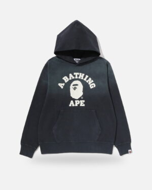 Bape Vintage Effect College Pullover Hoodie - Camo