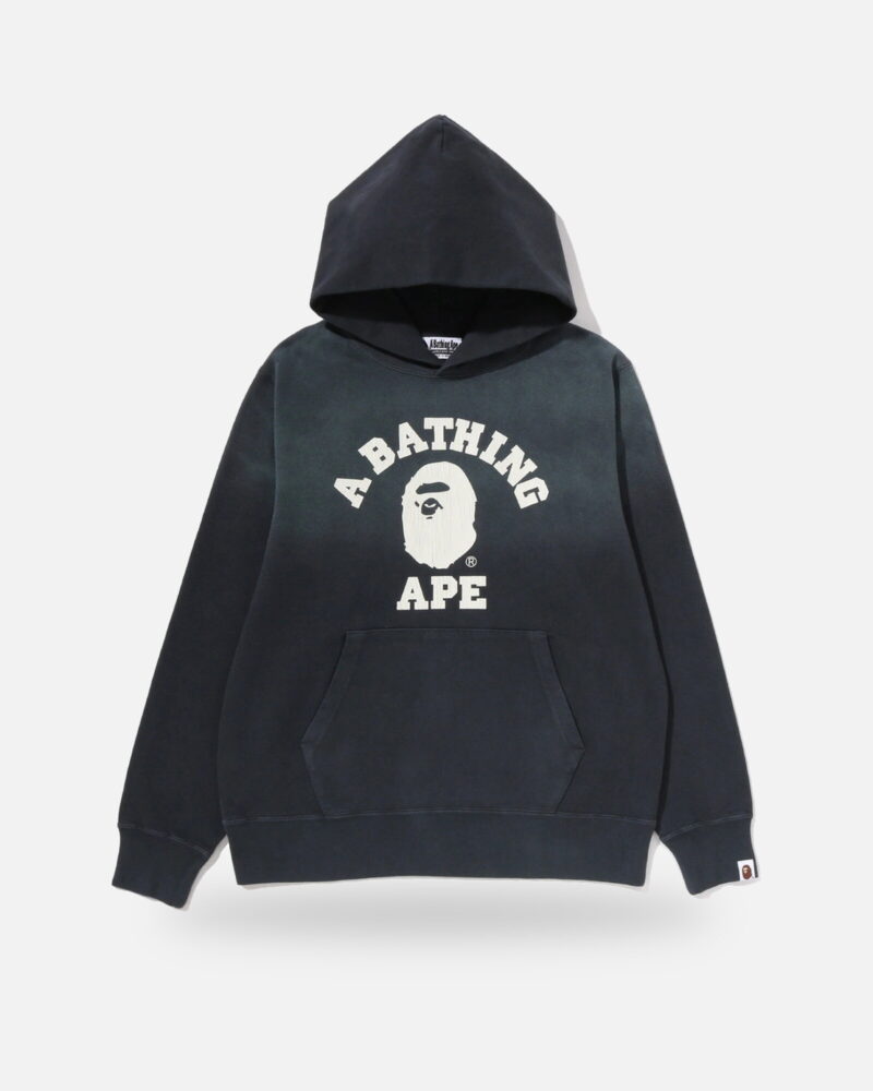Bape Vintage Effect College Pullover Hoodie - Camo