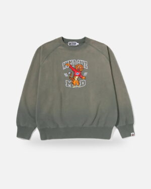 Bape WGM Beast College Relaxed Fit Crewneck Sweatshirt - Camo