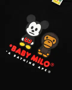 Bape X Disney Mickey Mouse Baby Milo Relaxed Fit Tee, view 2