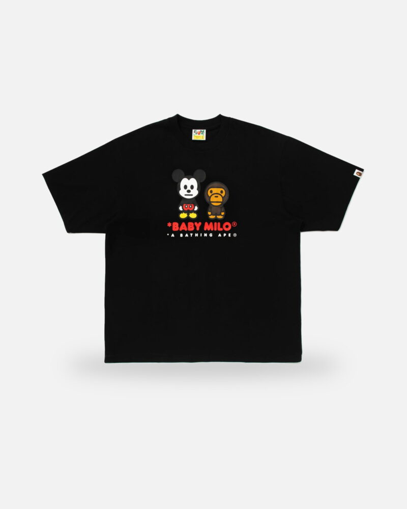 Bape X Disney Mickey Mouse Baby Milo Relaxed Fit Tee - Camo