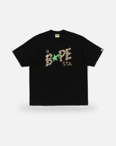 Bape Metallic Bape STA Logo Relaxed Fit Tee