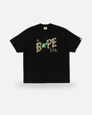 Bape Metallic Bape STA Logo Relaxed Fit Tee