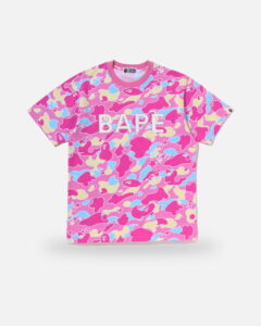 Bape STA Camo Rhinestone Bape Logo Tee